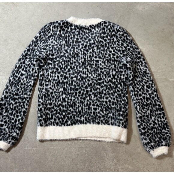 LOFT Women’s Cheetah Leopard Animal Print Soft Stretchy Sweater Womens Sz Small - Picture 6 of 7